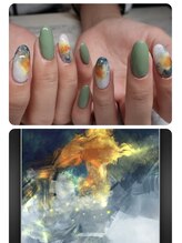 ペントハウス(Penthouse)/アートを参考にネイルデザイン