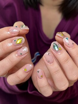 ウズ 和歌山店(UZU)/ビジューネイル