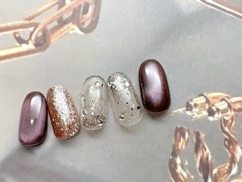 フルールソンネイル(fleur son nail)/1月定額トレンドアート