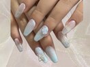 夏のクリアネイル