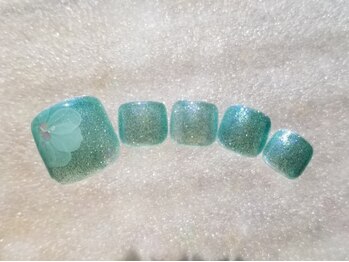 ネイルフロンティア 吉祥寺(NAIL FRONTIER)/マグネット水彩フラワー5480円~