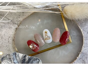 ネイルサロン アージュ(Nail Salon A jyu)/クリスマスツリーネイル