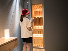 アールイー プライベートサウナ(Re: PRIVATE SAUNA)/1.サウナに入る