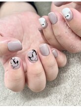 サロン ド 花歩 松山本店/持込みデザインネイル　aki