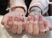 ウメネイルスタジオ(UME NAIL STUDIO)/長さだしやり放題×つけ放題