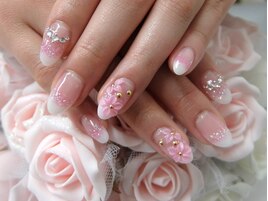 卒業式成人式ビジュー3Dスカルプ