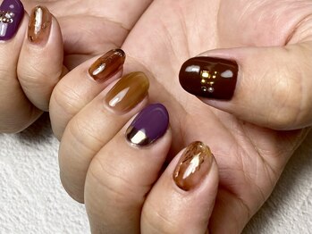 ジェムネイル(Jem Nail)/秋色ニュアンス