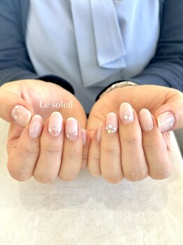 ル ソレイユ(Le soleil)/桜ネイル byあやか