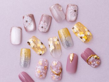 ヌーベルネイル(Nouvelle Nail)の写真/【スキンカラー/ワンカラー/ワンポイントアート】で抜け感ネイル☆普段のファッションにも合わせやすい◎