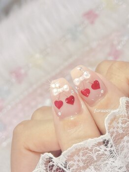 ファラウェイネイル(Faraway nail)/さくらんぼネイル☆
