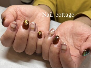 チェックネイル¥7700