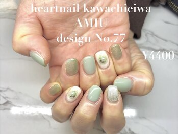 グリーンマグネットネイル♪
