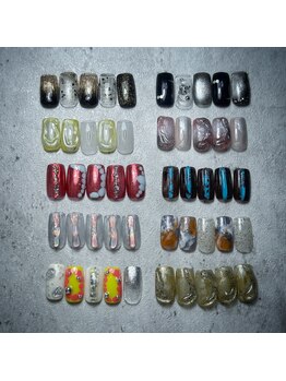 エイト(8)の写真/カラー300色～/エアジェル取扱い◎【定額アートコース¥7700~】パラジェル/フィルインでお気に入りが長持ち!