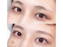アリュージョン 秋田店/眉スタイリング×まつげパーマ