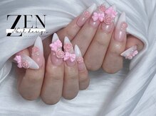 ゼン ネイル デザイン 池袋(ZEN NAIL DESIGN)/題長さだしやり放題×つけ放