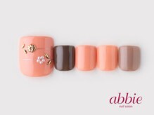 ネイルサロン アビー グランデュオ蒲田店(abbie)/オレンジフラワー　￥12045