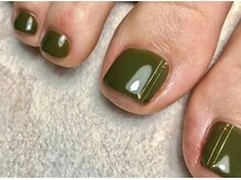 オーラリー ネイル アート メゾン(ORRERY nail art maison)/フット / カーキ