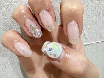 透明感ネイル☆