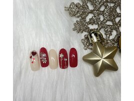 X'masデザインネイル1