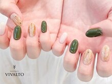 ワールド ビューティ ヴィヴァルト 宝塚店(WORLD BEAUTY VIVALTO)/冬ネイル/シンプルアート