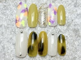 定額トレンドニュアンスネイル