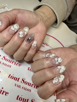トゥースリール/★ジェル★ 長さだし／ネイル