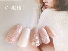 【結晶ネイル】