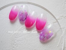 ネイルサロン ブランシュール(Nail Salon Blancheur)/カラグラ＆ふんわりアジサイ