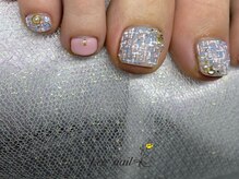 リーネイル(Lee_nail)/フットデザイン×ツイード♪