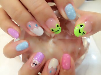 ネイルケアサロンエルミタージュ/梅雨を吹き飛ばせ~♪