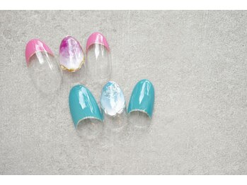 ブリオン 六本松店(Bullion)/サマー天然石ネイル