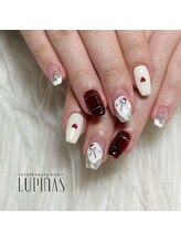 ルピナス(LUPINAS)/雪だるまネイル