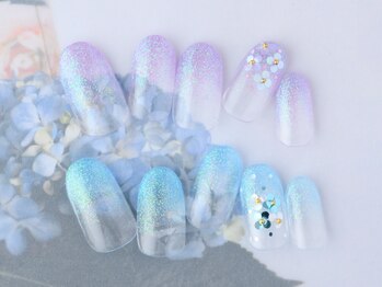 あじさいネイル