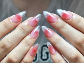 ヴィーナスネイル(Venus Nail)/長さ出しチークマグフレンチ