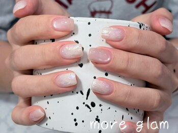 モアグラム 銀座店(More Glam)/白蝶貝×極光ネイル