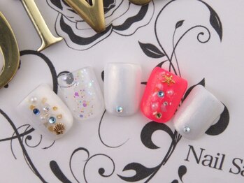ネイルサロン ディーバ ギンザ(Nail salon Diva GINZA)/シェルFOOTネイル 8500