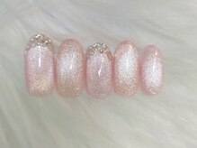 ネイル アンド アイラッシュ ヨンマルニ(Nail&eyelash 402)/ジュエルマグフレンチ♪