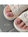 シェル埋め込みネイル