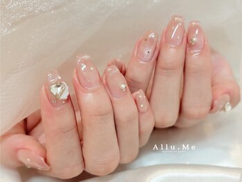 アリューミー 南青山店(Allu.Me)/マグネット星ネイル(staff:saki)