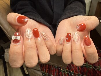 ナットナット 原宿 北参道(NutNut /)/ぽかぽか初冬デザイン定額ネイル