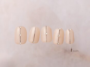 アイネイルズ 横浜EAST店(I-nails)/シンプルラインネイル