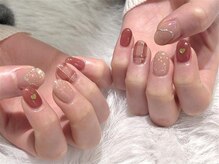 ネイルサロン アビー 新宿東口店(abbie)/色違いバレンタイン定額B ¥9,900