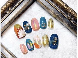 【オーダーチップ】レトロ花