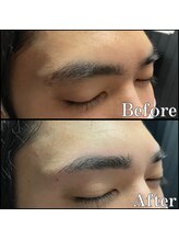 眉毛男子 新宿店/眉毛【 before / after 】