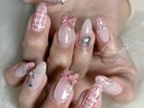 リボンx春ツイード