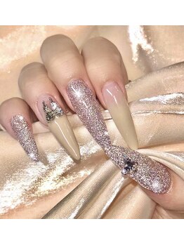 ボーテ(beaute)の写真/【超強力!チップ長さだし10本★定額デザインネイル初回¥9800】理想の長さ&フォルムで圧倒的な輝きを♪