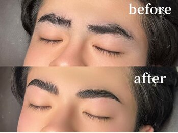エムズアイブロウ 京都烏丸店(M’sアイブロウ)/メンズHBL☆before→After #眉毛