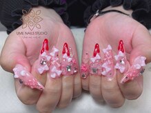 ウメネイルスタジオ(UME NAIL STUDIO)/* 長 さだしやり放題×つけ放題