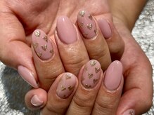 プロテア(protea)/ハートミラーペイントネイル