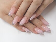 ネイルサロンミキ 横浜(MIKI)/上品シンプルゴージャススカルプ